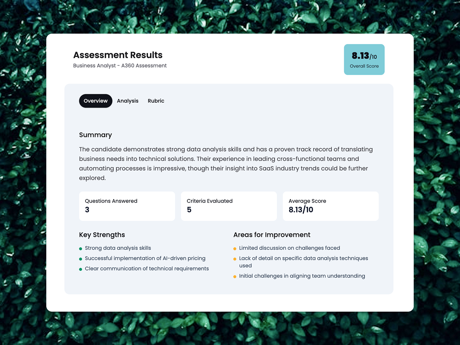 Get Unbiased Scorecard